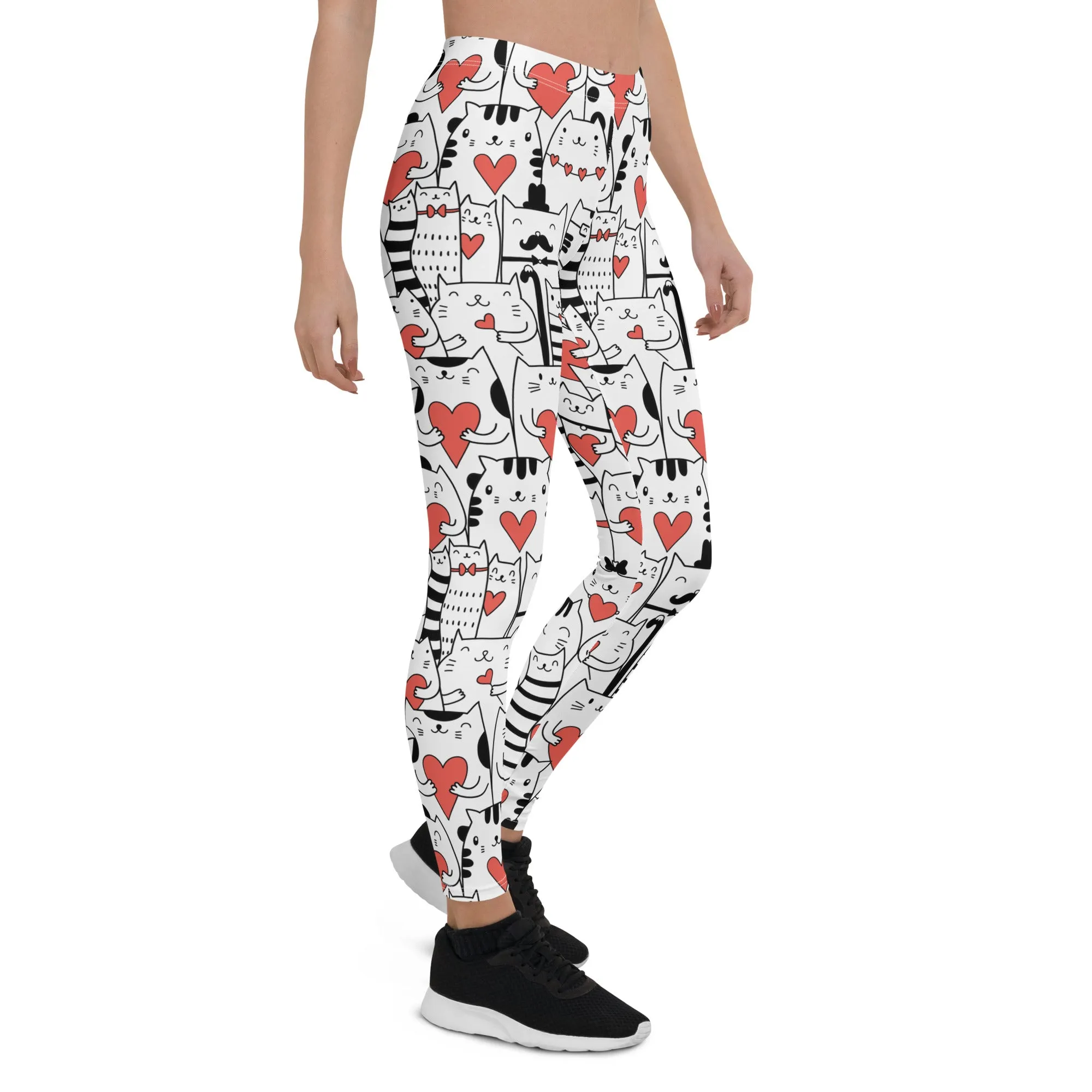 Kitties in Love Leggings