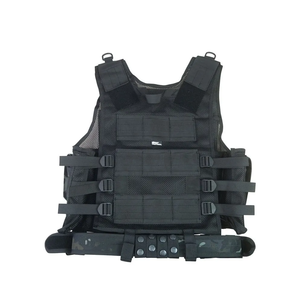 Kombat UK Cross Draw Tactical Vest (Btp Black)