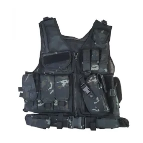 Kombat UK Cross Draw Tactical Vest (Btp Black)