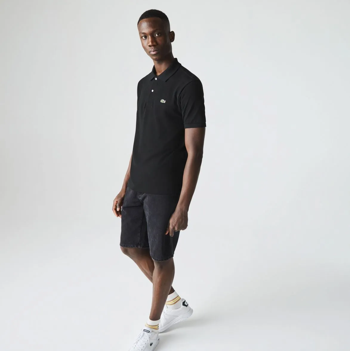 Lacoste L1212 Classic Fit Polo - Black