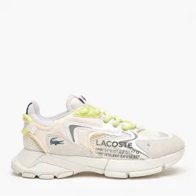 Lacoste Womens L003 Neo Trainers Off White/Light Green