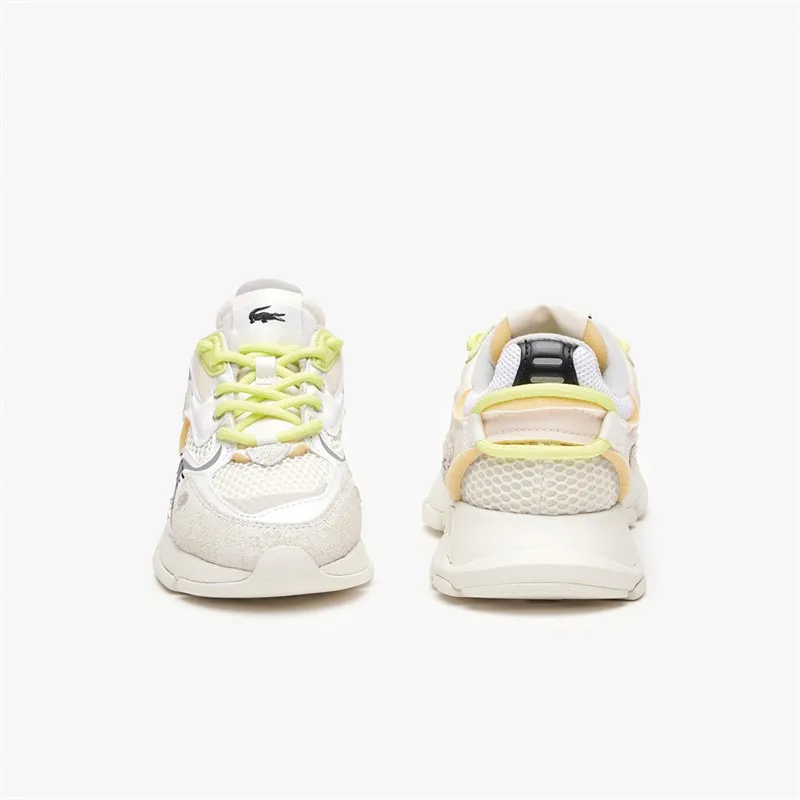 Lacoste Womens L003 Neo Trainers Off White/Light Green