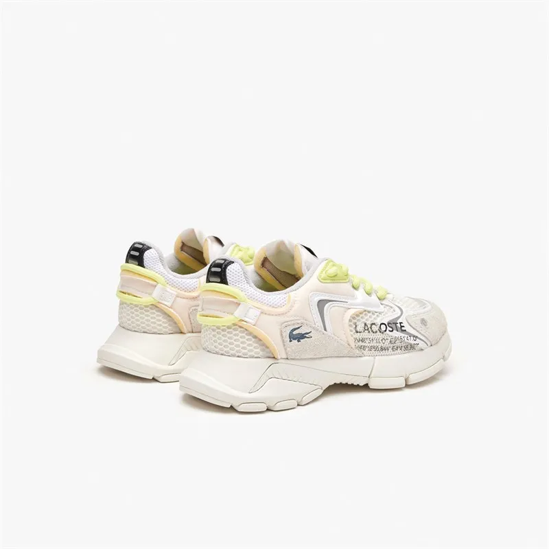 Lacoste Womens L003 Neo Trainers Off White/Light Green