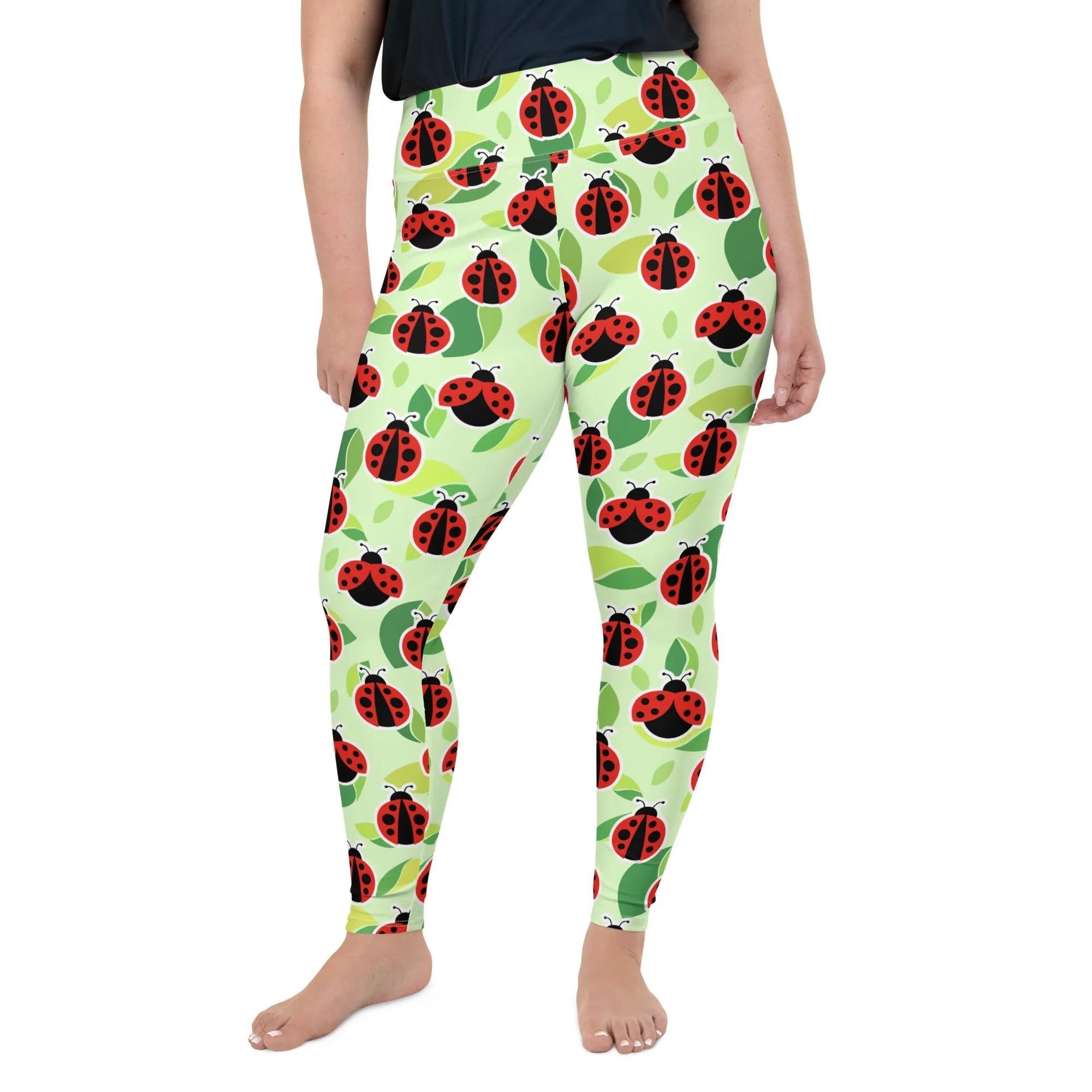 Ladybugs Plus Size Leggings