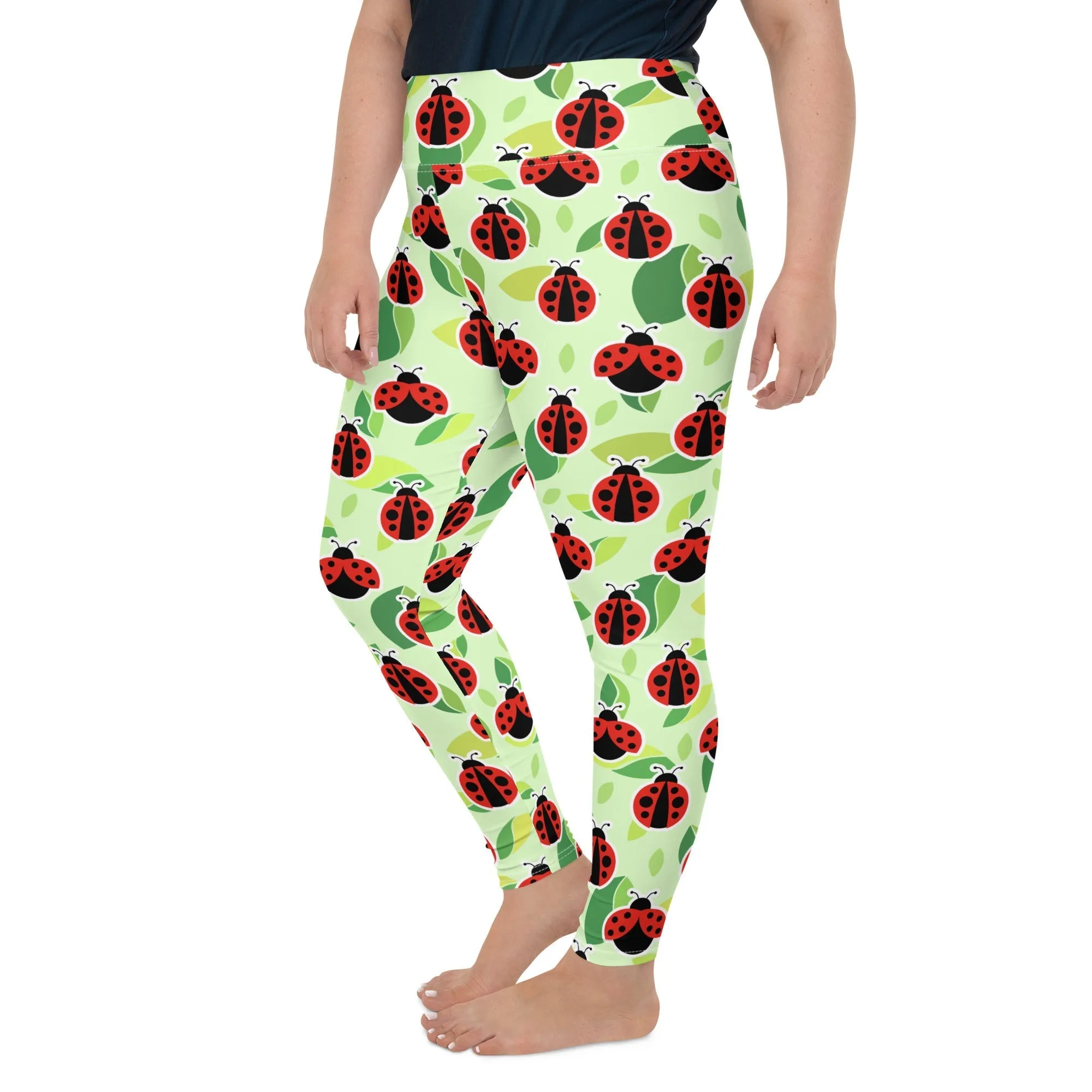 Ladybugs Plus Size Leggings