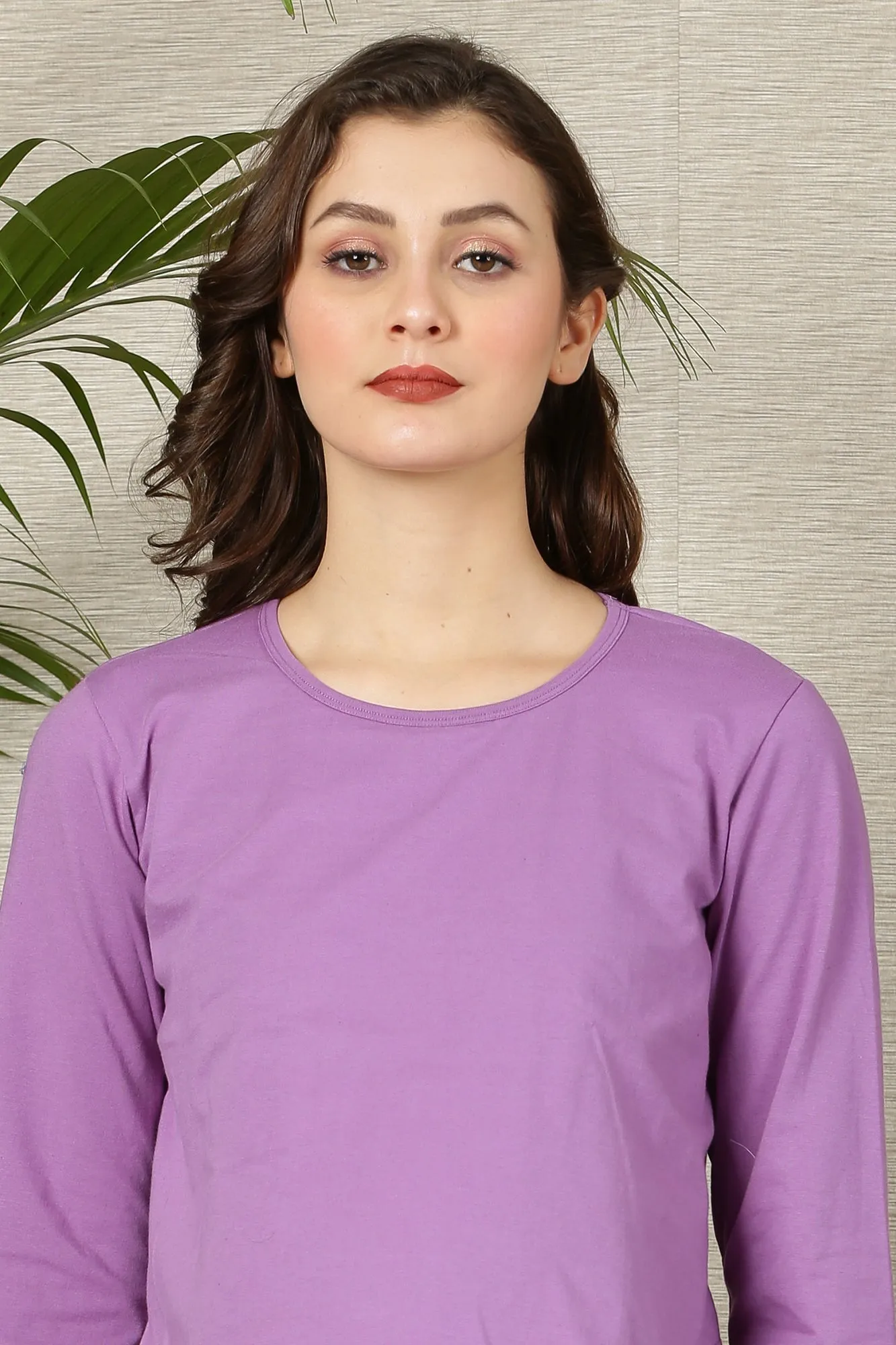 Lavender Maternity & Nursing Flap Top