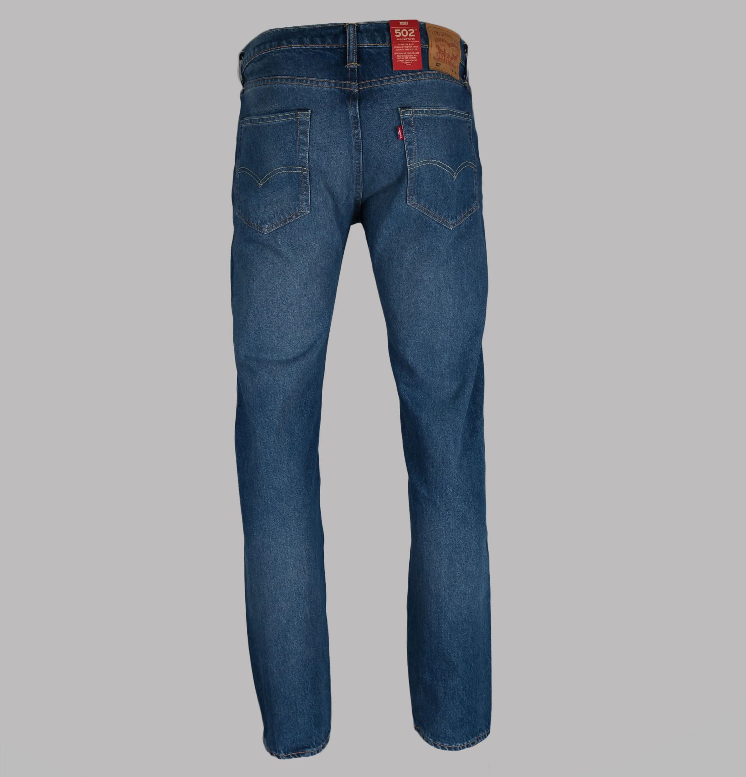 Levi's 502 Regular Taper Fit Stretch Jeans Mid City