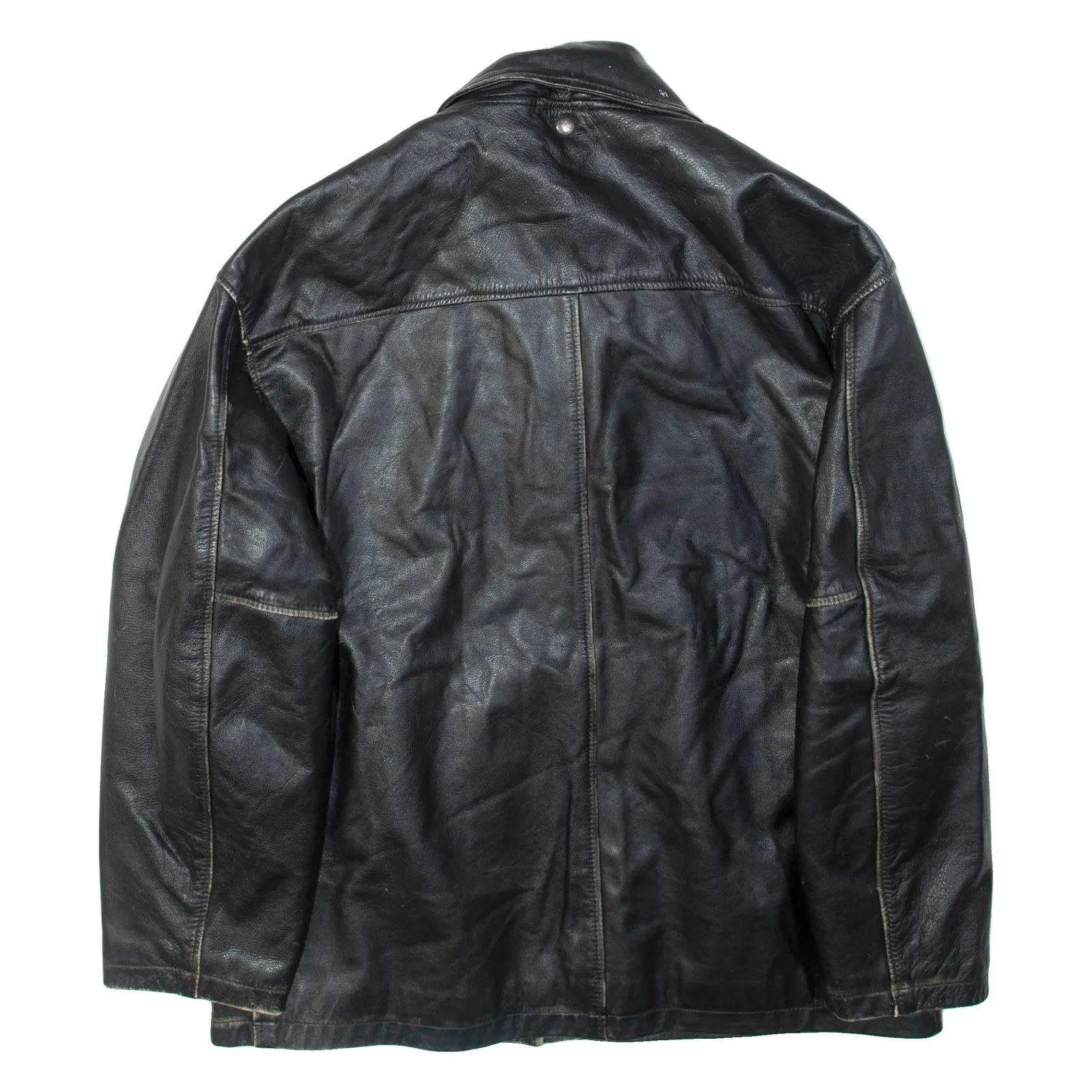 LEVI'S Mens Jacket Black Leather L