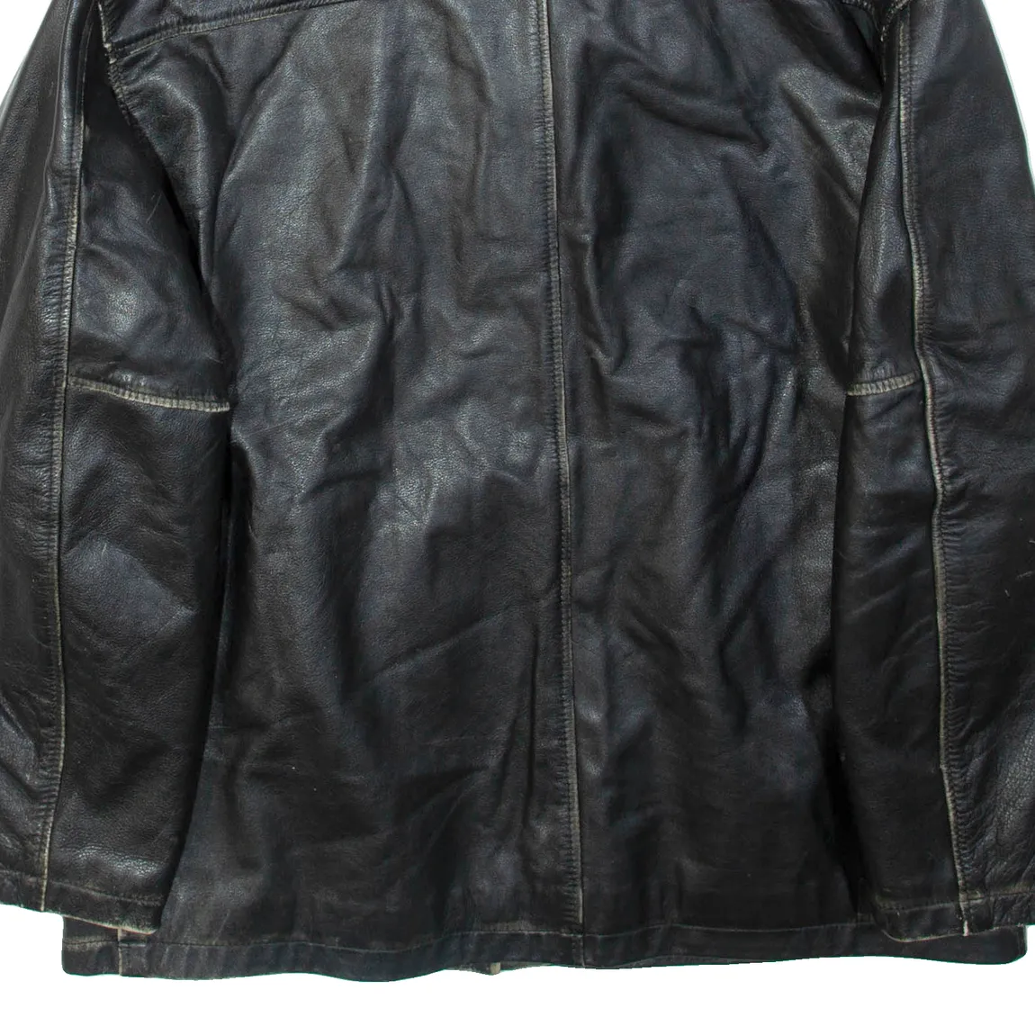 LEVI'S Mens Jacket Black Leather L