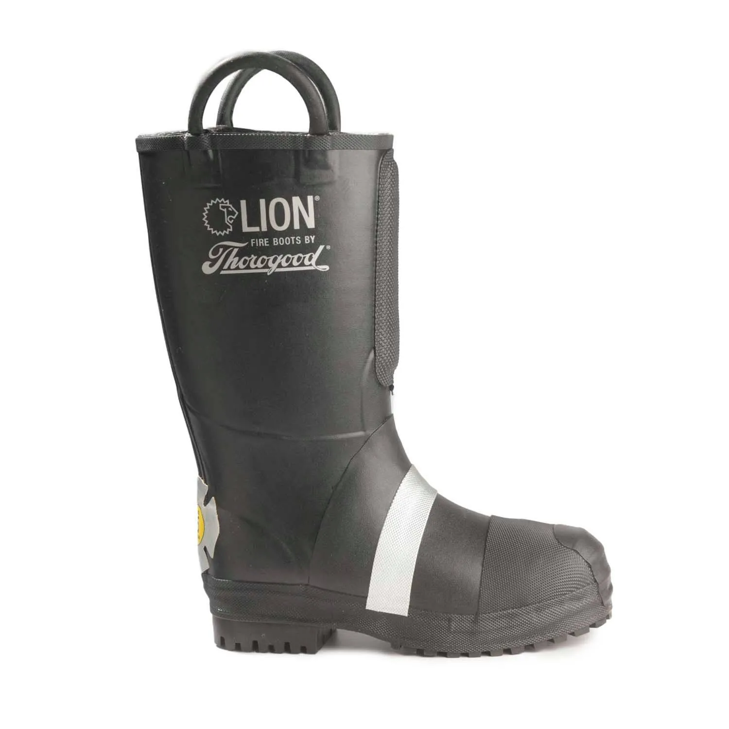 Lion Fire Hellfire Rubber 807-6003 Men's Insulated Felt Lined / Lug Sole Boot