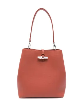 Longchamp medium Le Roseau shoulder bag - Red