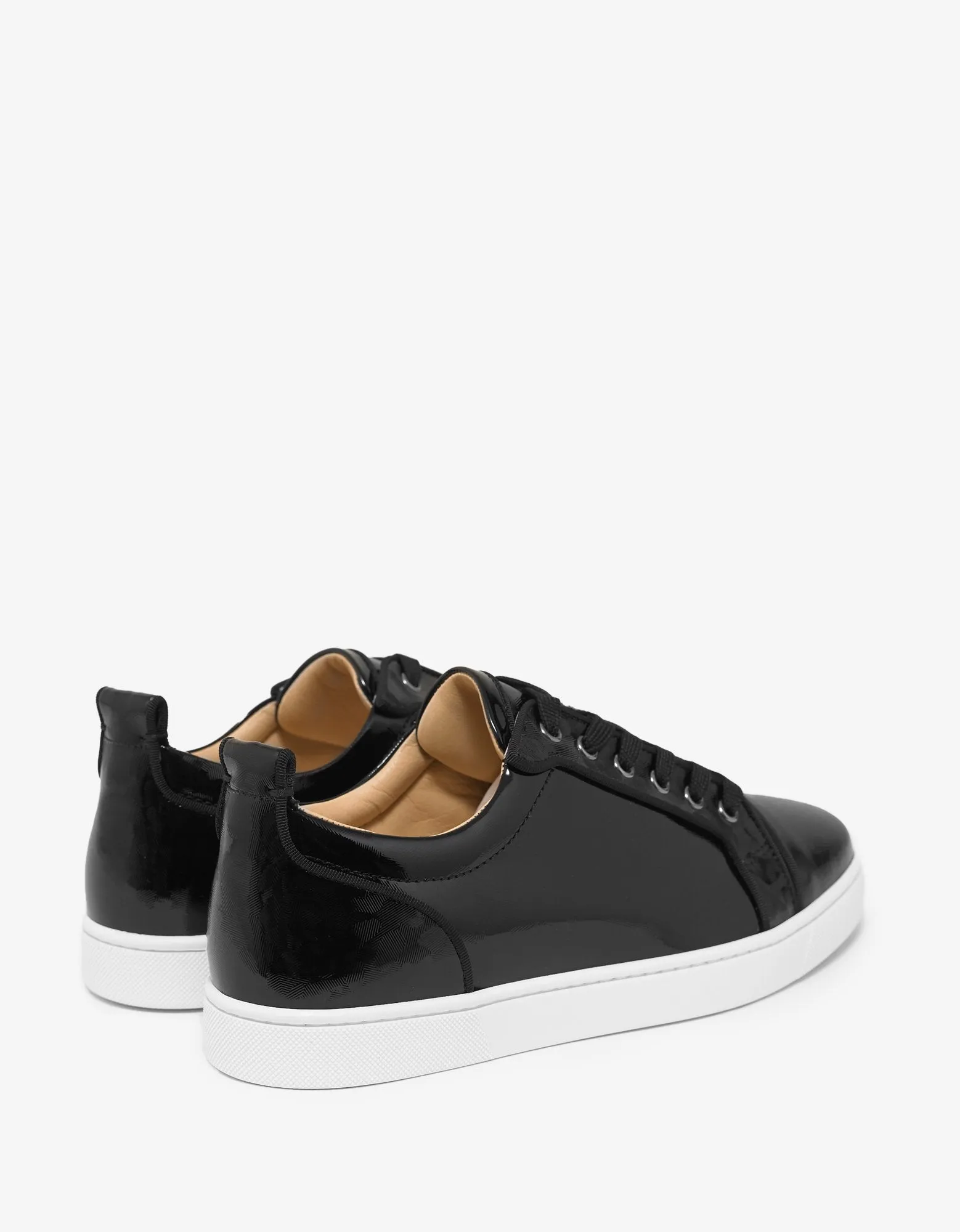 Louis Junior Orlato Flat Black Panther Print Trainers