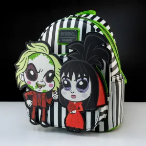 Loungefly x Beetlejuice Lydia Wedding Dome Pocket Mini Backpack