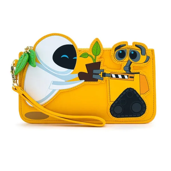 Loungefly x Pixar Wall-E And Eve Boot Plant Flap Purse