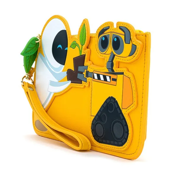 Loungefly x Pixar Wall-E And Eve Boot Plant Flap Purse