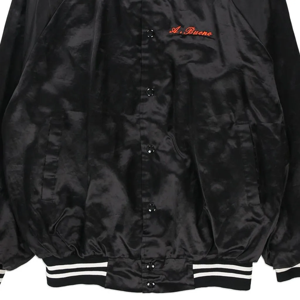 Made in USA Auburn Varsity Jacket - Large Black Polyester Blend