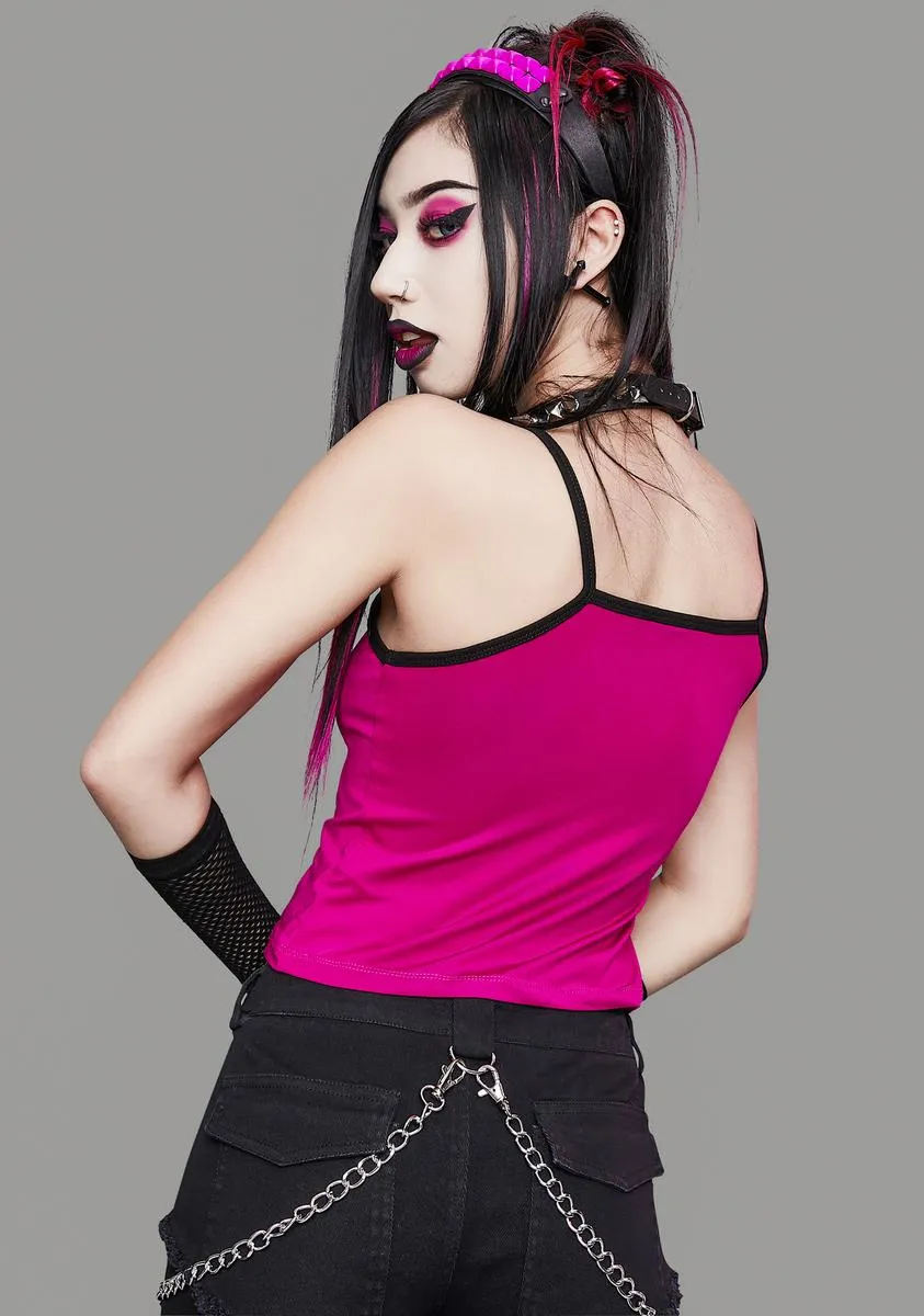 Magenta Toxic Wasteland Cami Tank-