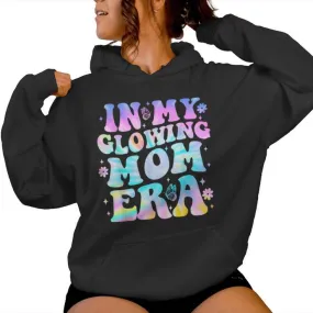 Mama Mother's Day In My Glowing Mom Era Tie Dye Women Hoodie