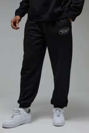 Man Active Blurred Oversized Joggers