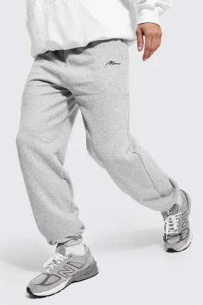 Man Signature Basic Loose Fit Joggers