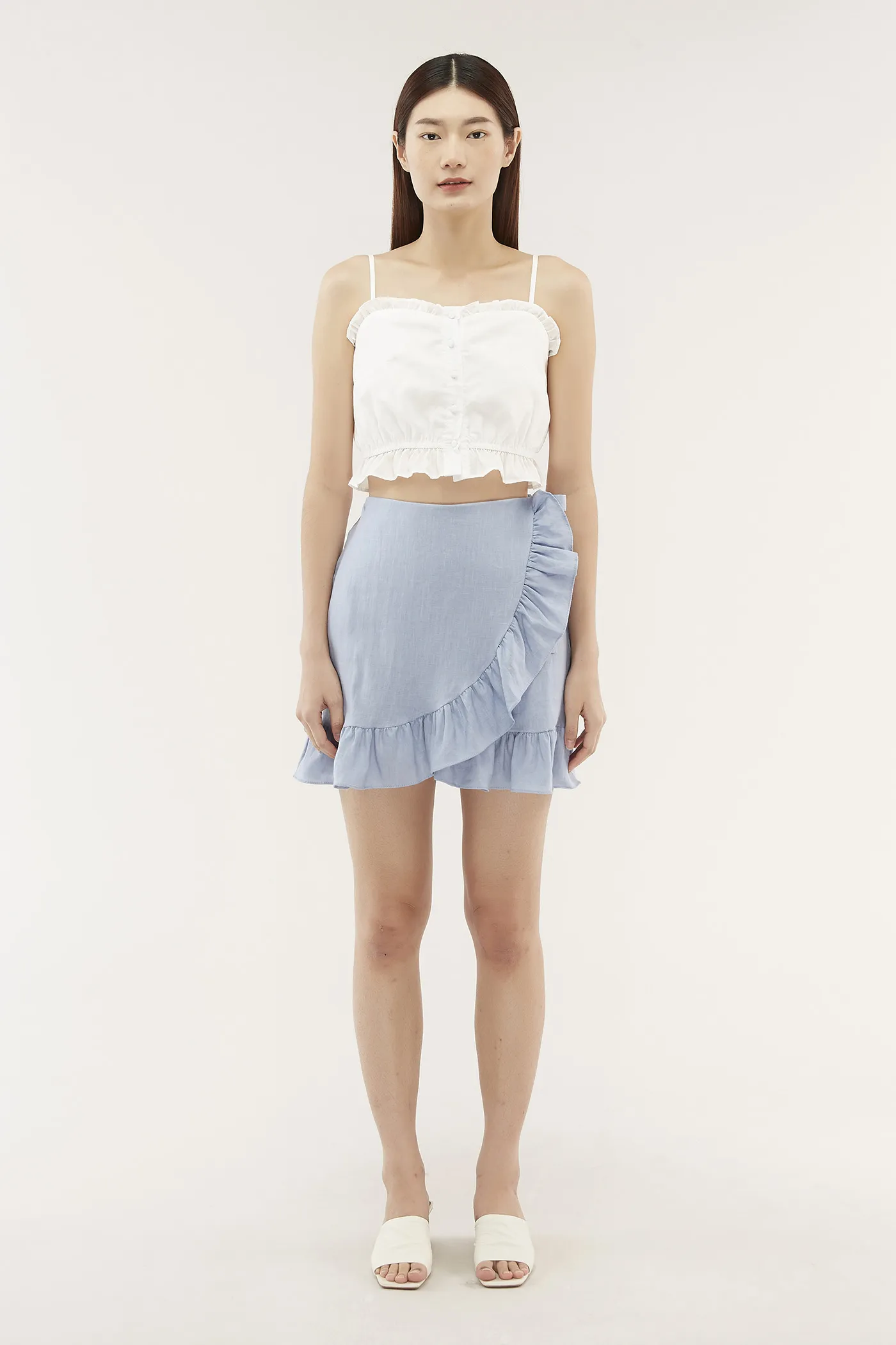 Marice Ruffle-trim Skirt 