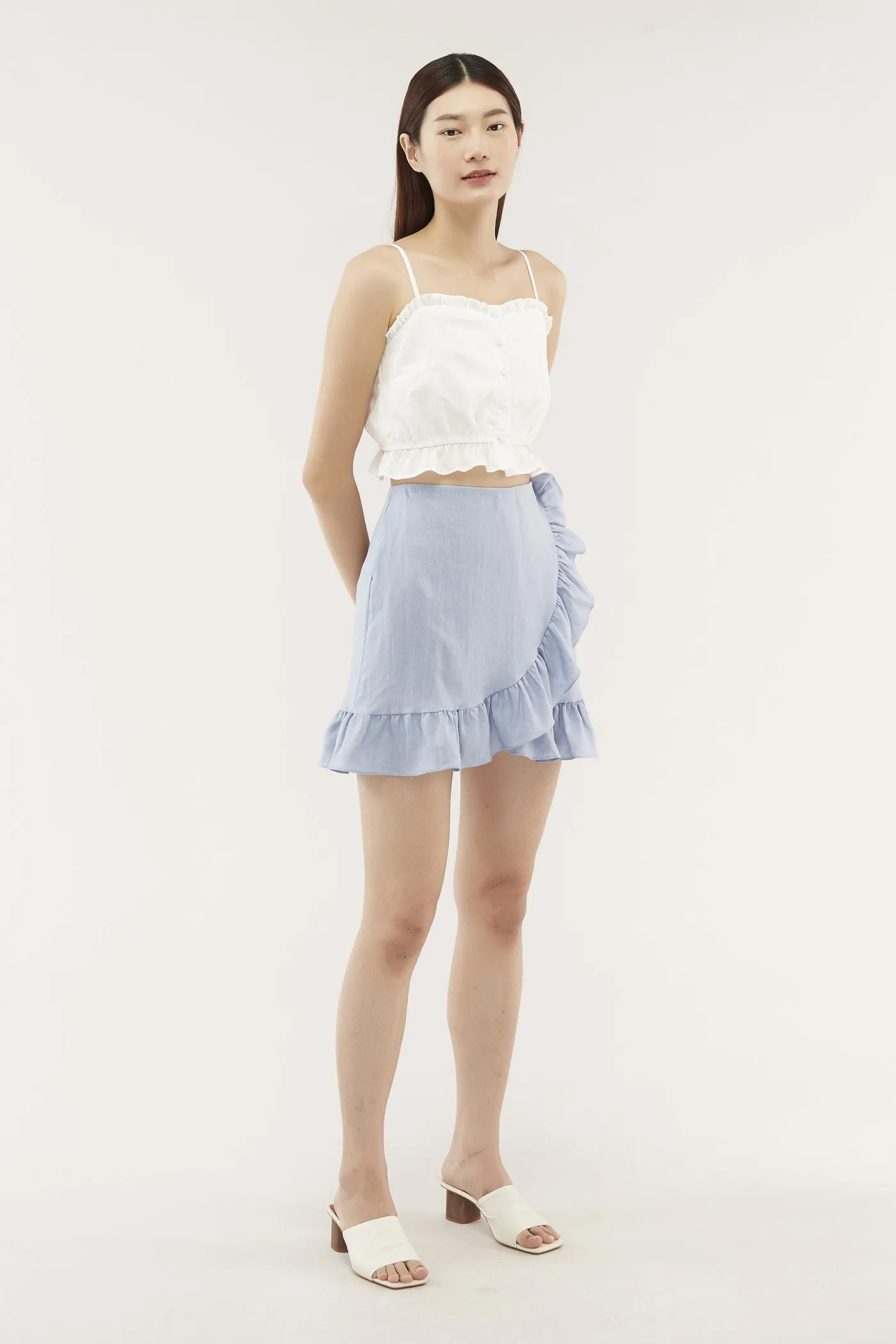 Marice Ruffle-trim Skirt 