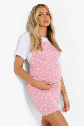 Maternity Ditsy Daisy Jumper Dress