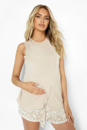 Maternity Nursing Pajama Tank Top Top