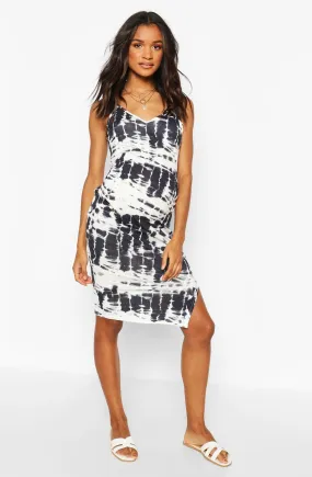 Maternity Tie Dye Midi Dress