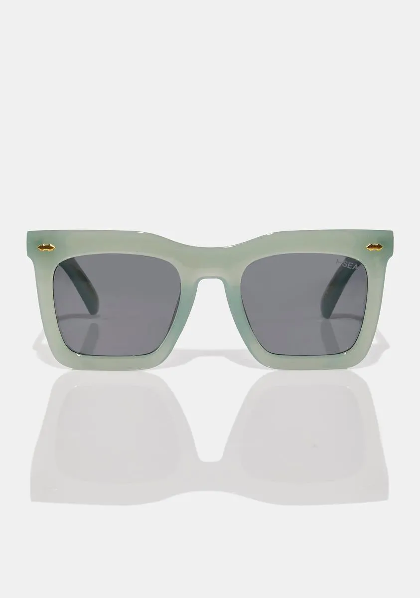 Maverick Sage Oversized Sunglasses-