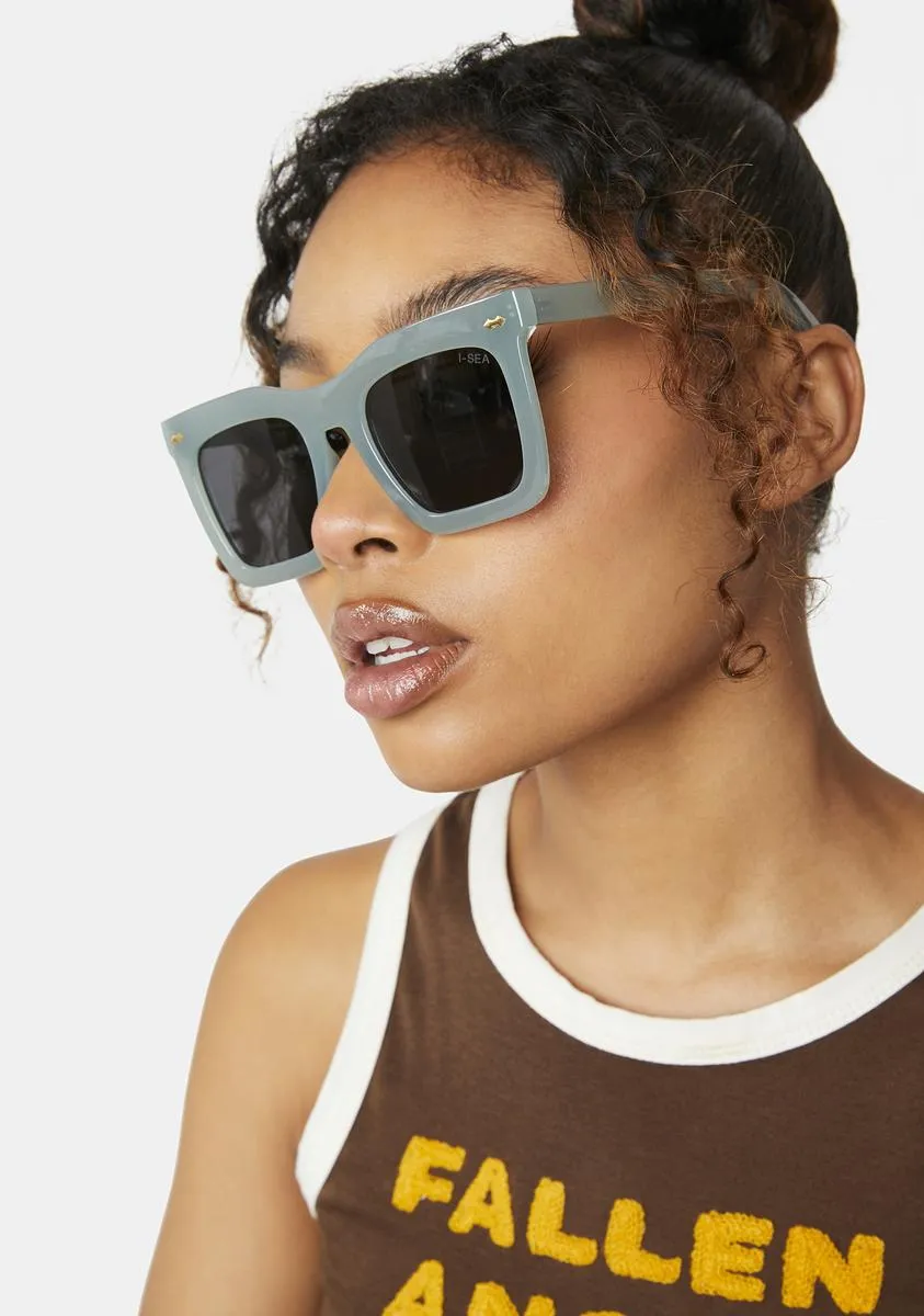 Maverick Sage Oversized Sunglasses-