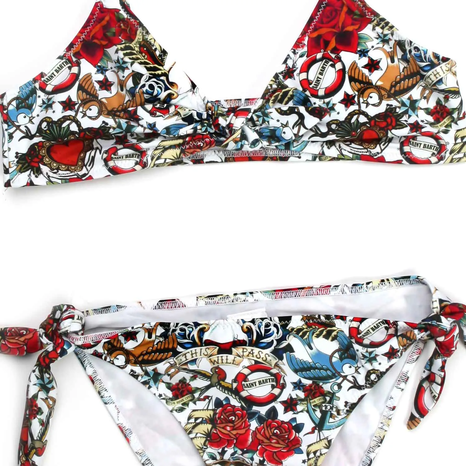 Mc2 Saint Barth Girls Printed Bikini