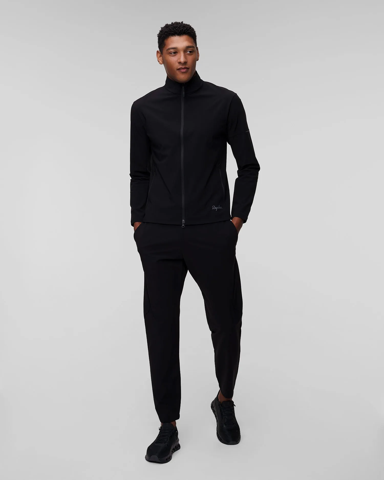 Men's black joggers Rapha Active bkr01xx-bba