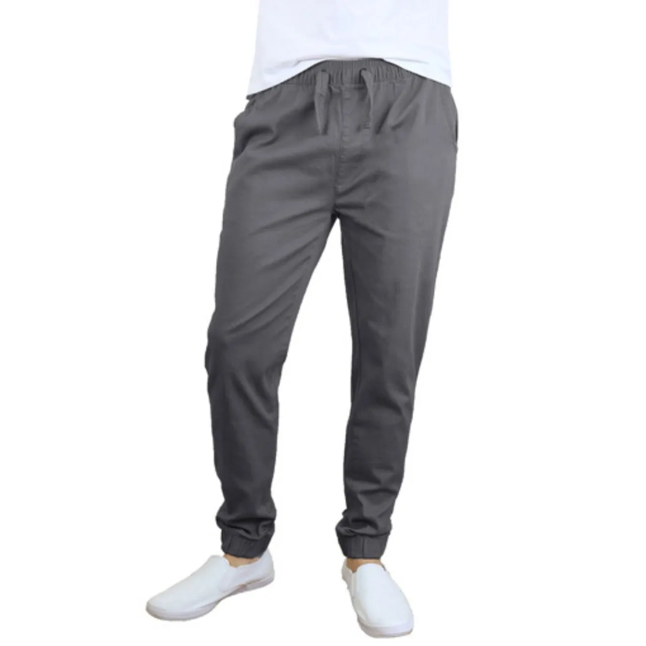 Men's Slim Fit Basic Stretch Joggers