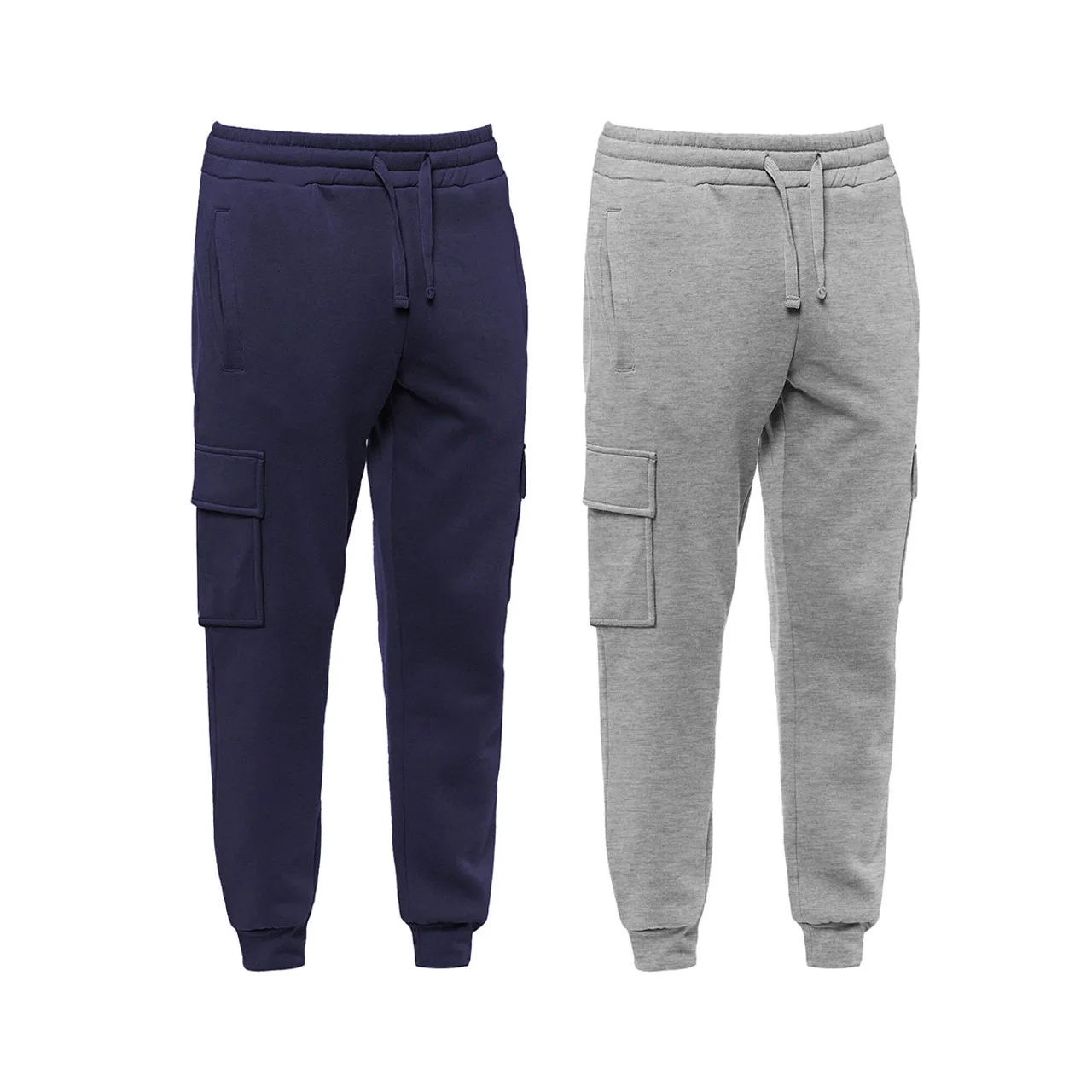 Men's Tapered-Fit Cargo Joggers (2-Pack)