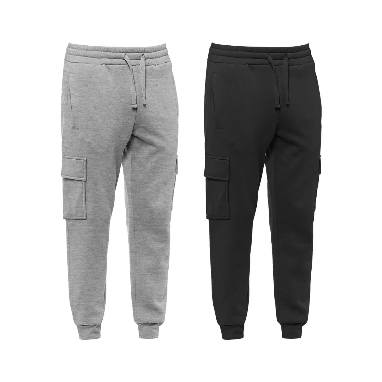 Men's Tapered-Fit Cargo Joggers (2-Pack)