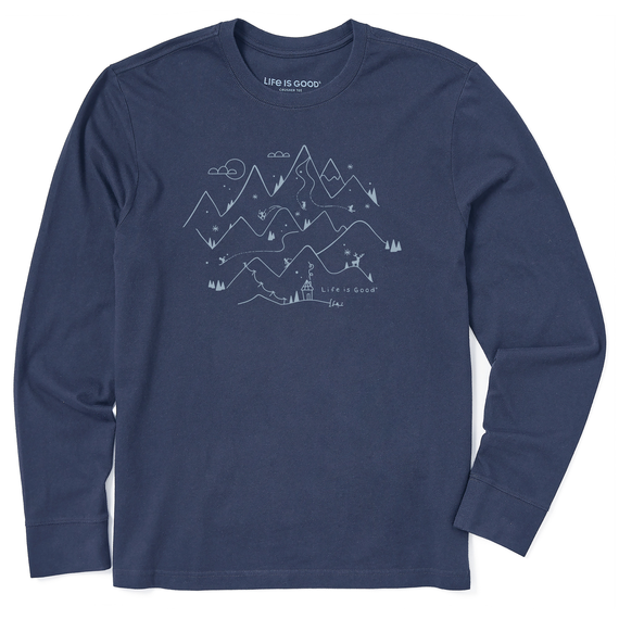 Men's Ski Mountain Long Sleeve Crusher Tee