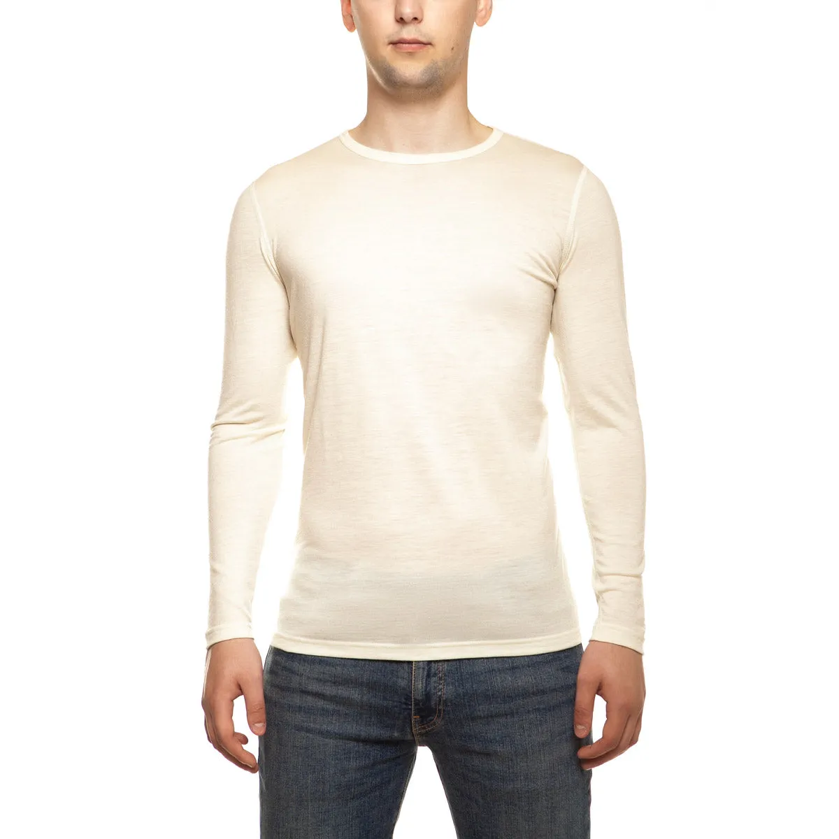 Men's 160 Thermal Long Sleeve Crew Natural