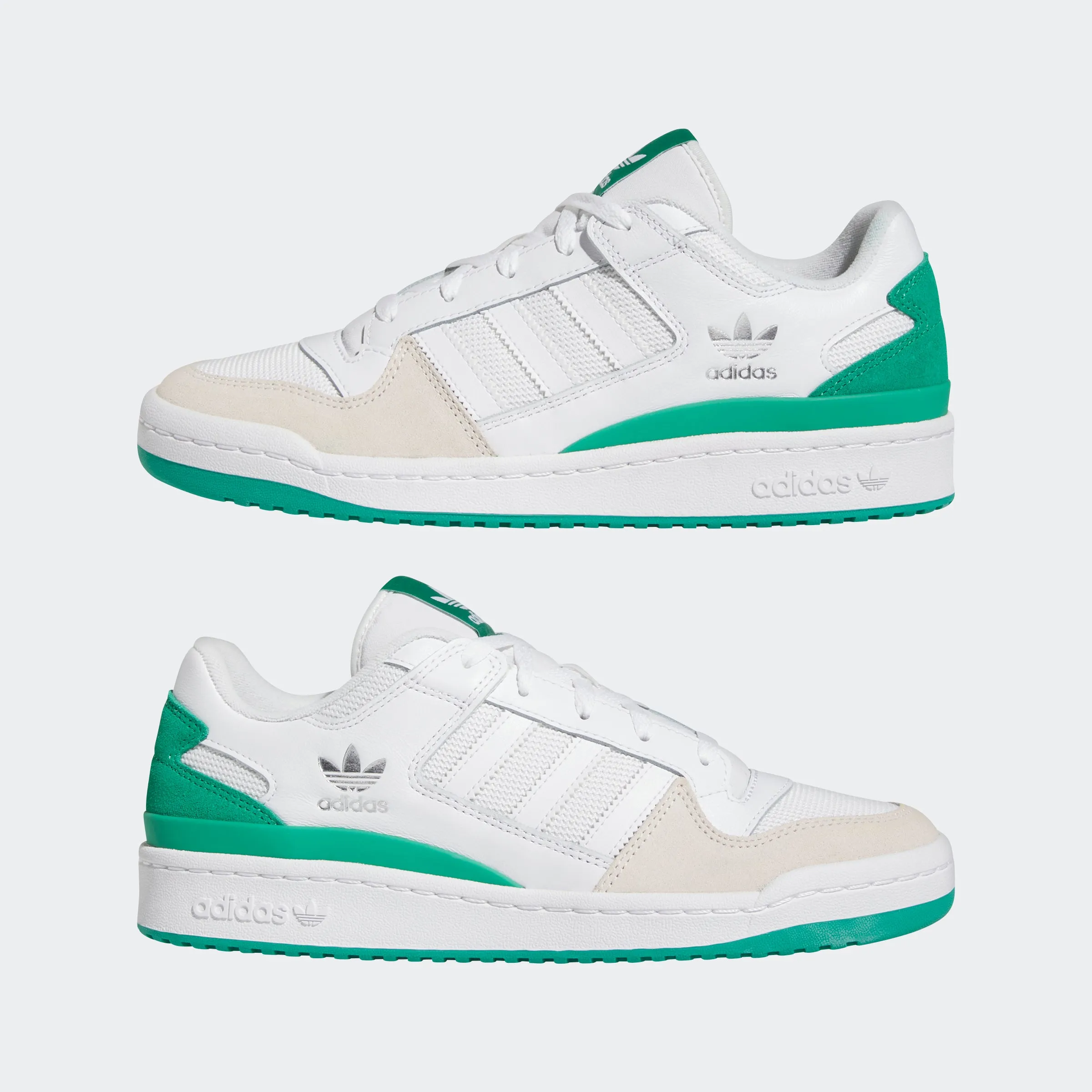 Men's adidas Originals Forum Low Classic Shoes White Green