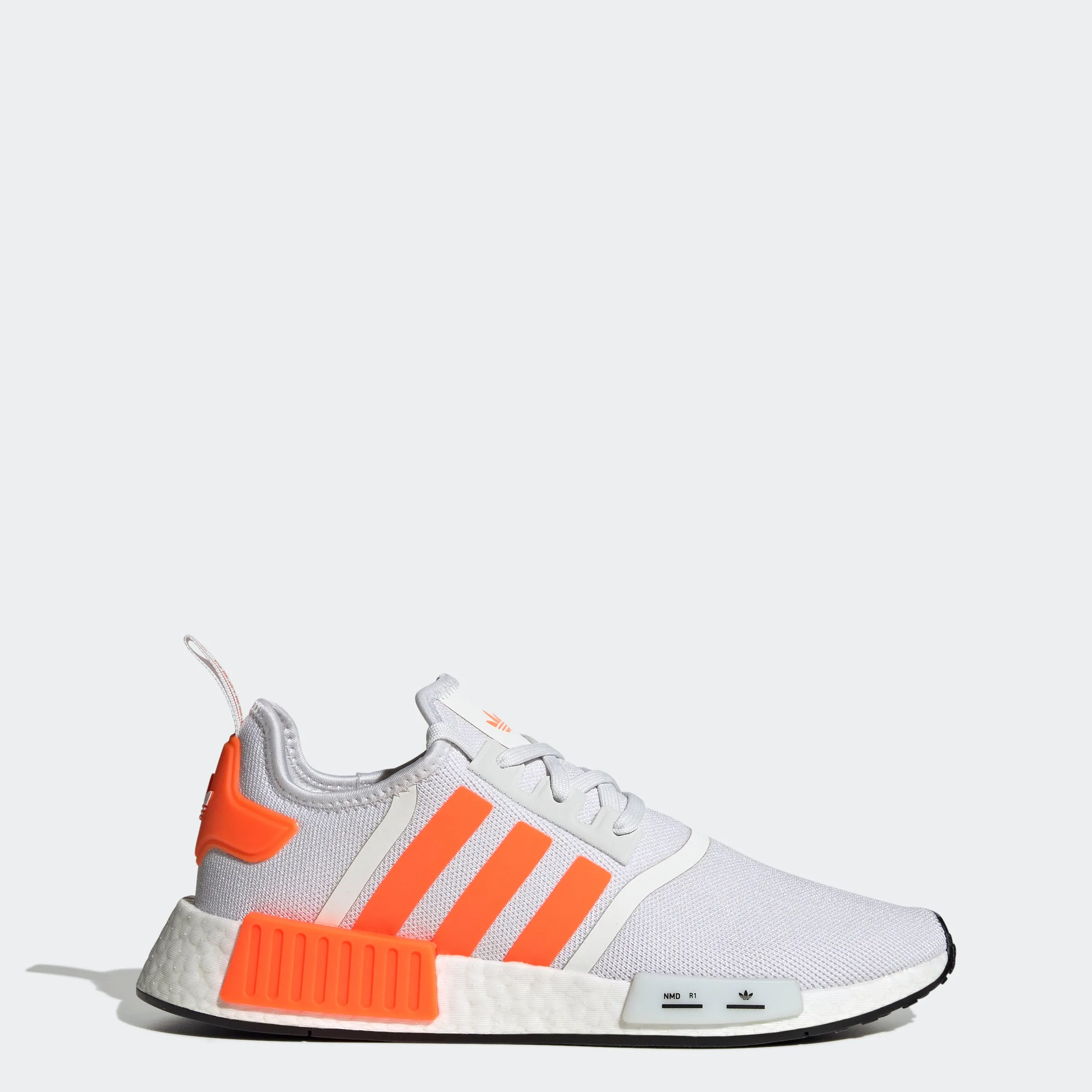 Men's adidas Originals NMD_R1 Shoes Cloud White Orange