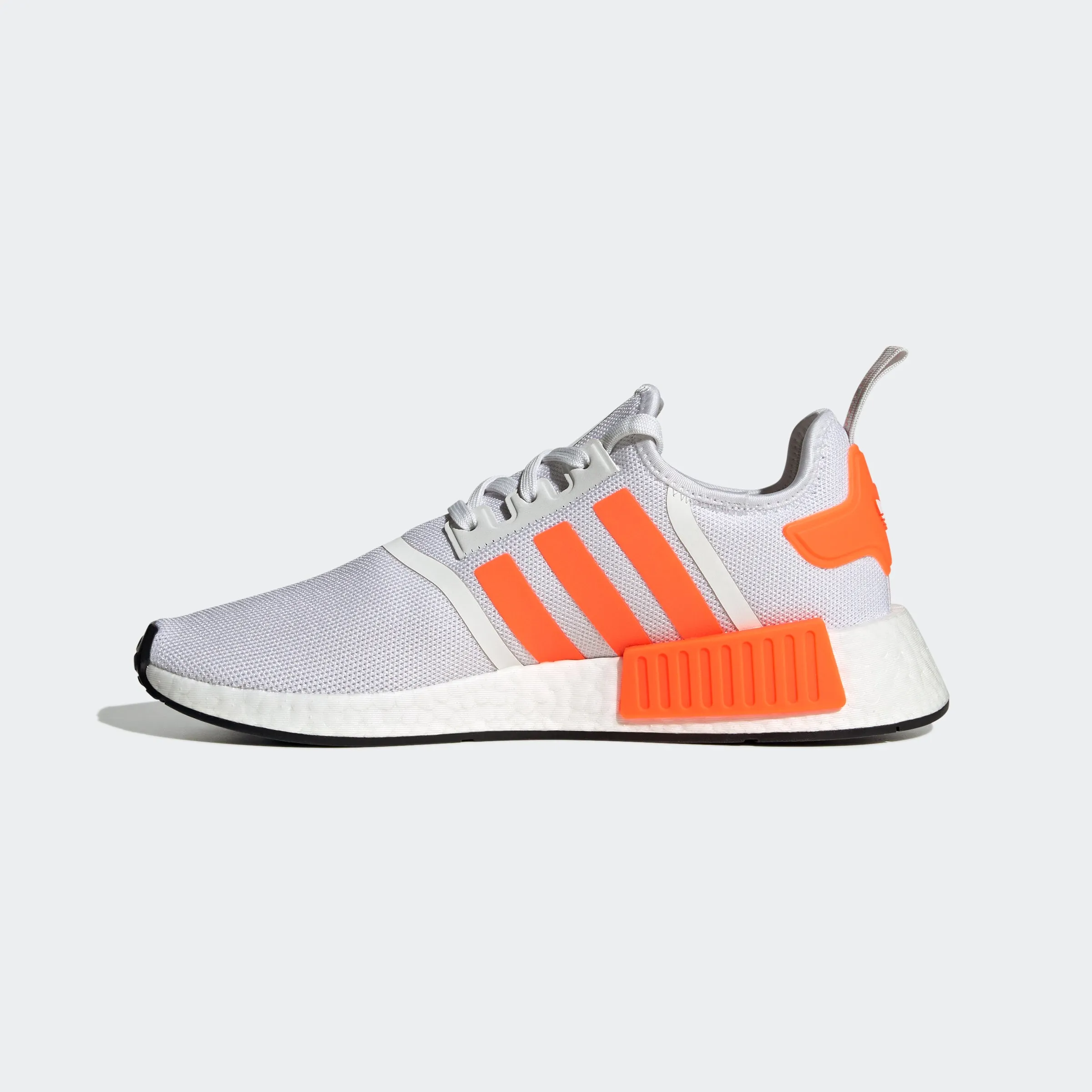 Men's adidas Originals NMD_R1 Shoes Cloud White Orange