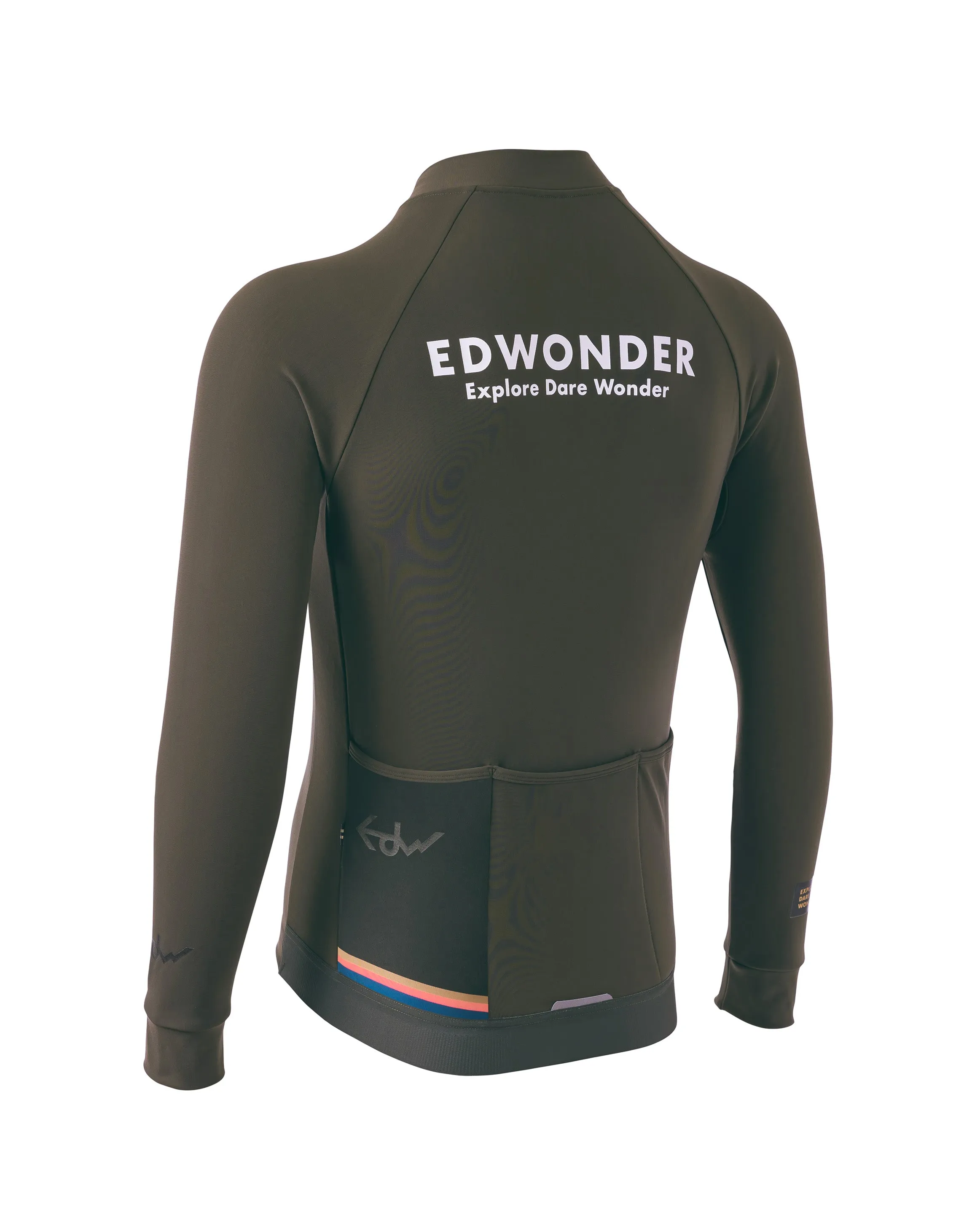 Men's EdW Edition Thermal Long Sleeve Jersey - Olive Green