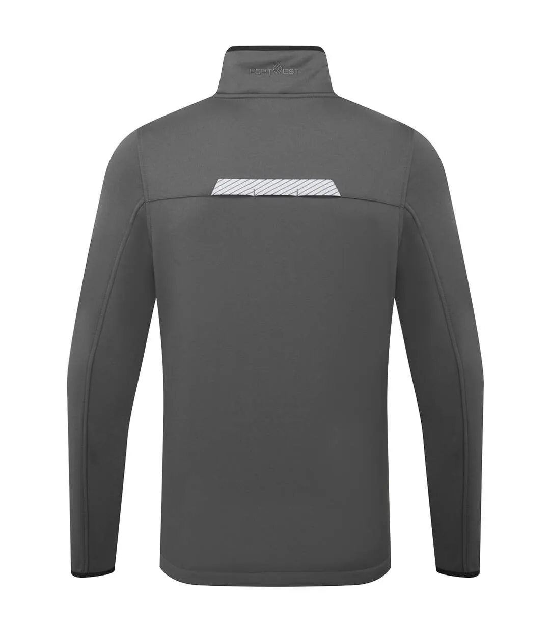 Mens fleece technical top metal grey Portwest