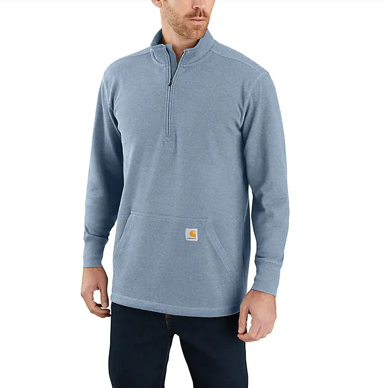 Men's Heavyweight Half-Zip Long Sleeve Thermal Sweatshirt