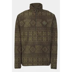 Mens Inverno Printed Half Zip Fleece