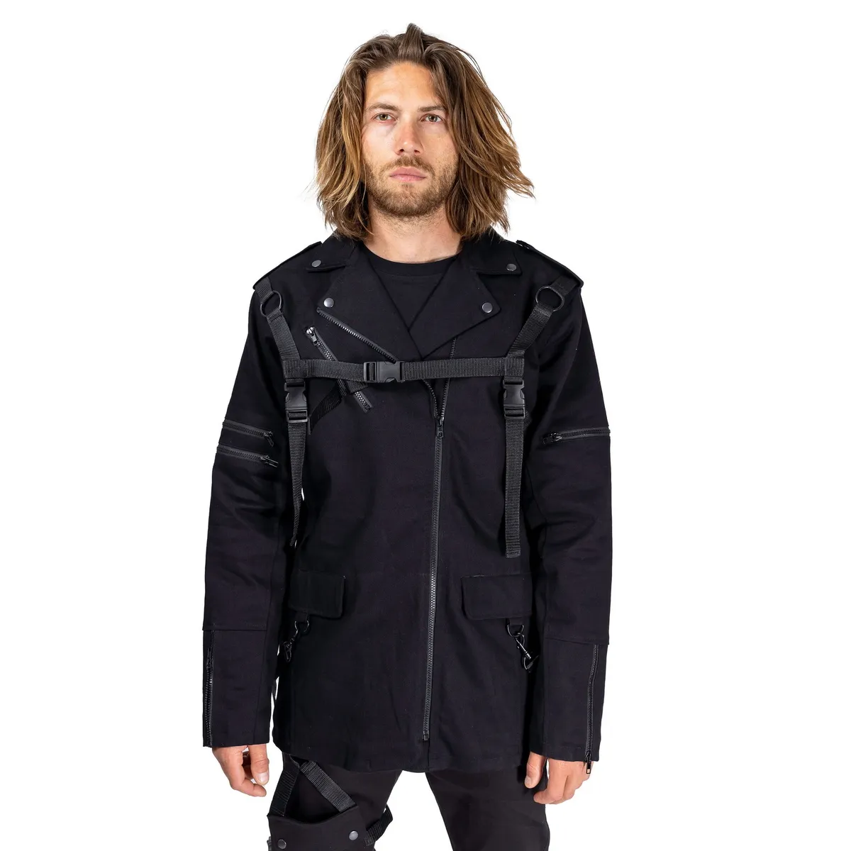 men's jacket CHEMICAL BLACK - MEPHISTO - BLACK - POI1246  -  Metal-shop