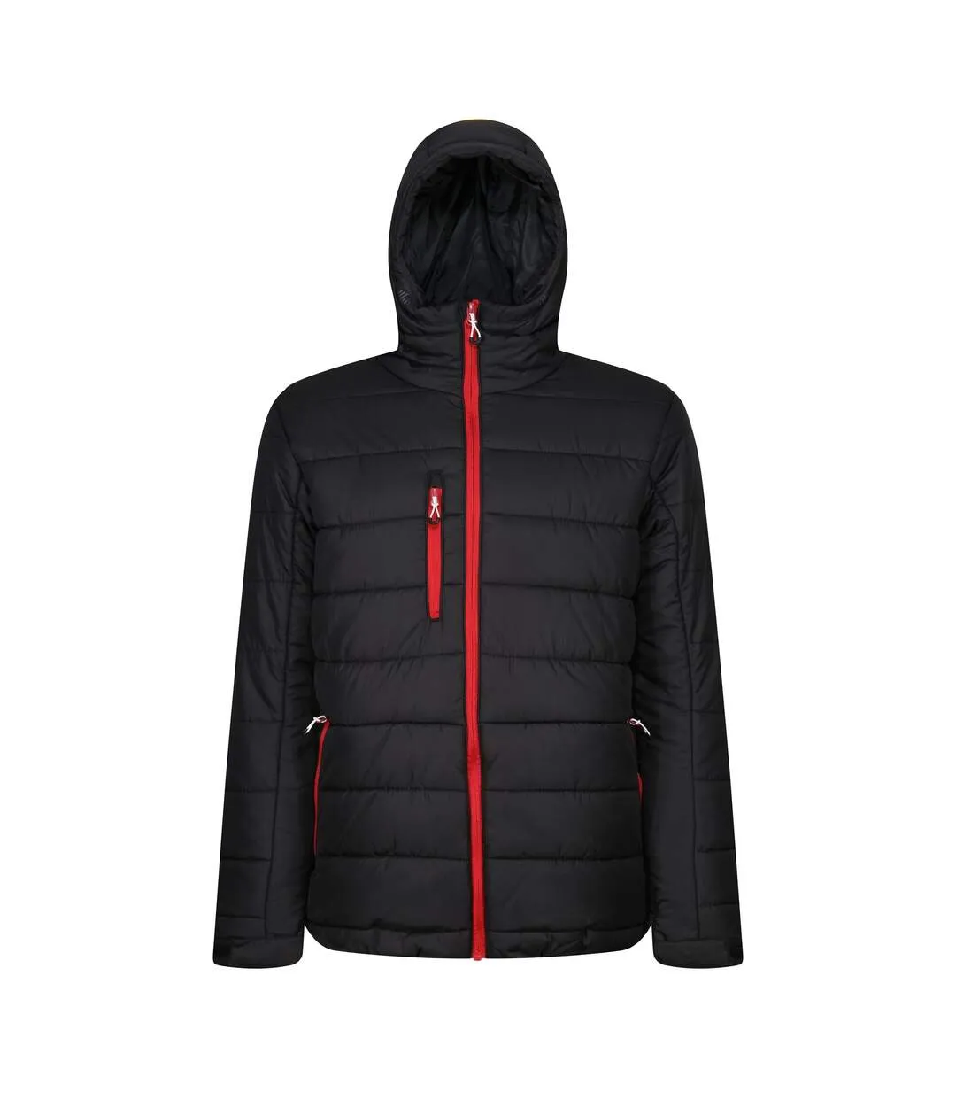 Mens navigate thermal padded jacket black/classic red Regatta