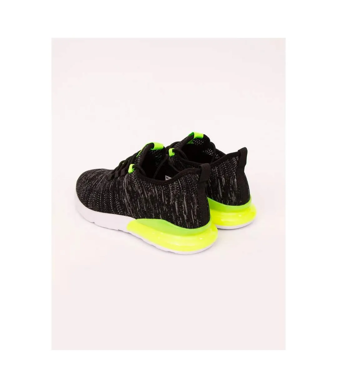 Mens smitlay mve trainers black/green Crosshatch