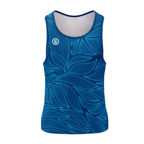 Mens Sublimated Beach Tank - Leaf