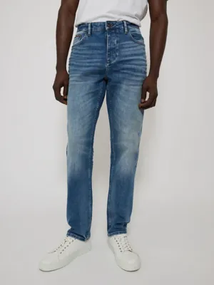 Mid Wash Vintage Slim Fit Jeans | Men | George at ASDA